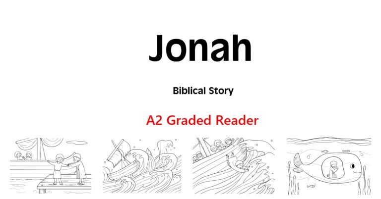 Jonah biblical story A2 graded reader