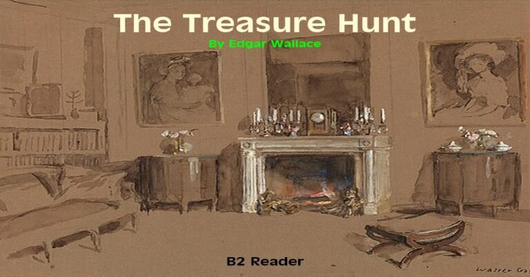 The Treasure Hunt - an old room with a fireplace.