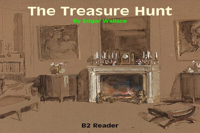 The Treasure Hunt - an old room with a fireplace.